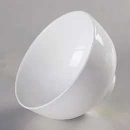 Porcelain Soup & Cereal Bowls â 800 ml Melamine Bowl Chip-Resistant White Bowls for Rice, Pasta, Salad & Oatmeal