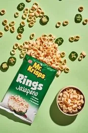 Mr.Krisps Rings Jalapeno Flavour 80 gm (FROM DUBAI)SAM