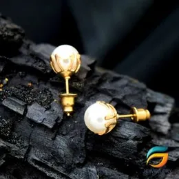 White Pearl Earrings for Women 06mm, 08mm, 10mm Fashion Earrings