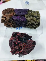 Big Size Women Hair Scrunchies Glitter Elastic Hair Bands Women Dancing Bun Hair Ties Ropes for Ladies Hair Accessories