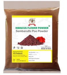 VS Products Hibiscus Flower Powder | Sembaruthi Flower Powder, 100g