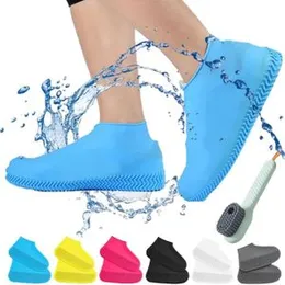 Anti Slip Waterproof Shoe Covers, Affectionk Durable Anti-Slip Waterproof Shoe Covers, Reusable Silicone Waterproof Shoe Covers, Outdoor Cycling Hikin