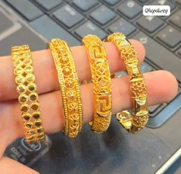 Dubai gold covering single model Kids bangle ð¦ðª Born baby to 6 month size Quality