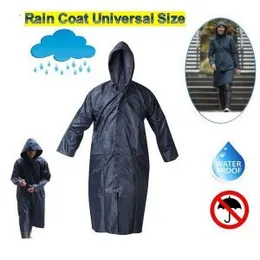 Rain Coat For Rain protection Rain Cover For Human Black