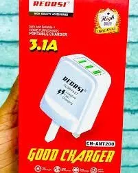 Regrsi Charger With 3 USB Ports