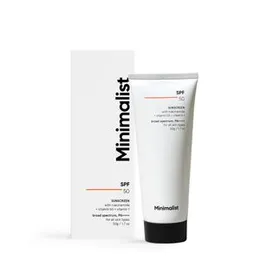 Minimalist SPF 50 SUNSCREEN with niacinamide +vitamin b5+ vitamin f