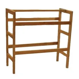 Towel Rack wooden white and jackwood colours