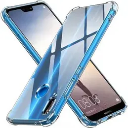 Huawei Nova 3E Transparent Shockproof Clear Back Cover for Huawei Nova 3E