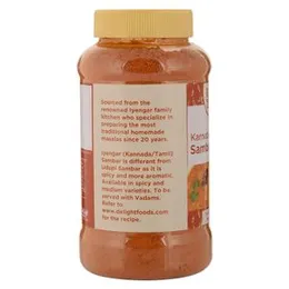 Delight Foods Karnataka Iyengar Masalas (Sambar Powder 250g) FROM INDIA(SAM)
