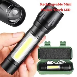 Rechargeable Mini Pocket Torch LED