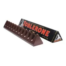 Toblerone Dark Chocolate with Honey & Almond Nougat 100g â Premium Swiss Chocolate Bar