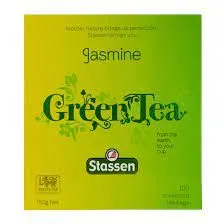 Stassen Pure Jasmine Green Tea, 100 Tea Bags 150g   tea powder
