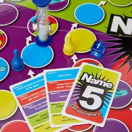 Name 5 Board Game - Can You Name 5? Family Game