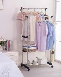 Double Pole Cloth Rack