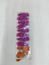 Hair Pin with Pink and Orange Color Set