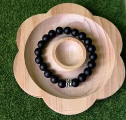 Black Natural Stone Bead Bracelet for Boys Casual Fashion Wristband, Premium Quality Fashion Jewelry, Adjustable Beaded Wristband