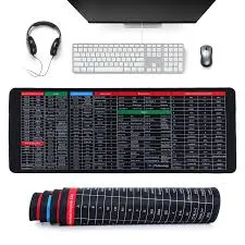 Quick Key Super Large Anti-Slip Keyboard and Mouse Pad