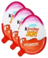 Kinder Joy Chocolate 20g Ã 3 â Fun Surprise & Delicious Treat