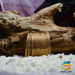 Gold Plated Xerling 24Pcs Gold Boho Bangles Stylish Fancy Bangle  for Girl & Women.