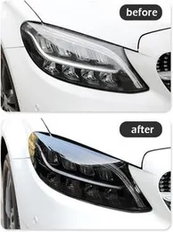 VENDORS Self Adhesive Car Bike Headlight Tint Headlight Auto Taillight Fog Light Vinyl Smoke Film Sheet Sticker Cover Cuttable (12" x 48" Inch, Smoke