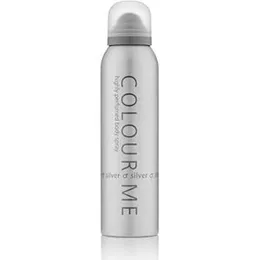 Colour me silver body spray
