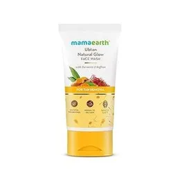mamaearth Ubtan Natural Glow FACE WASH with Turmeric & Saffron