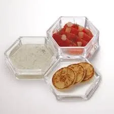 6-piece glass sweet dish set