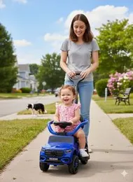 PUSH TOLO CAR | NA - 6742 | Kids Ride-On Push Car with Handle & Safety Guard