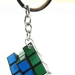 Mini 3x3 Cube Keychains, 1.2 Inch Speed Key Ring,