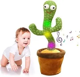Dancing Cactus Plush Toys Music Luminescent Singing Dance Singing Educational Toy