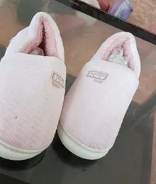 Pair of plush slippers