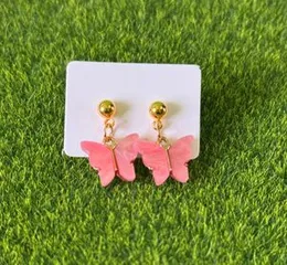 Premium Pink Butterfly Earrings for Women, Cute Fashion Jewelry Gift for Women and Girls, Perfect Gift for Birthdays