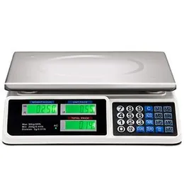 Heavy Duty Digital Pricing Scalae 40kg Capacity,  Dual Display Battery Powered Accurate Weighing Machine