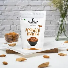 NUT'S N MORE Afghani Mamra Almonds/afghani Mamra Badam/afghani Badam/100% natural Pack of 200 Gram