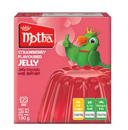 Motha Strawberry Flavoured Jelly 100g