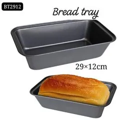 1Pc Loaf Pan Rectangle Toast Bread Mold  Carbon Steel Loaf  Bakeware DIY Non Stick Pan Baking Easy to Use Black