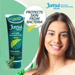Natural Neem Junsui Face Wash with Antibacterial Anti-Germs & Antifungal 100g