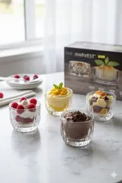 6 pieces Dessert cup set 3 inch