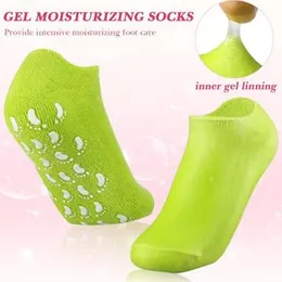 1 Pair Moisturizing Socks - Silicone Socks for Dry Cracked Feet Women - Gel Socks for Dry Cracked Feet Women - Lotion Socks for Repairing and Softenin