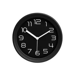 Quartz Table Alarm Clock Black