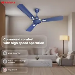 Havells Celia Decorative Ceiling Fan 1400mm – Grey Blue