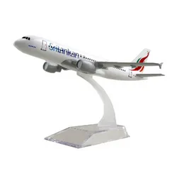 Sri Lankan Airlines Airbus Aircraft Alloy Model Toy (1:400 Scale) - A320-200 Airbus Model Air Craft Die Cast Gift Collection Collectibles Sri Lankan