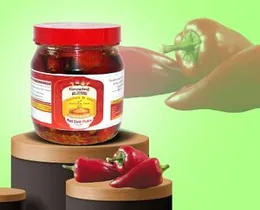Growing Villagers Red Chilli Pickle Homemade Desi Lal Mirchi Ka Achaar | Rajasthani Traditional Spicy Masala Stuffed Red Chilly Pickle With Less Oil |