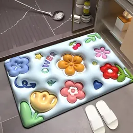 3D Anti-Slip Absorbent Bath Mat