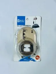 AISJ Wall Mounted Brooms Rack Brush Hanger Bathroom Hook Clip for Cleaning Tools Garage Kitchen Laundry Garden