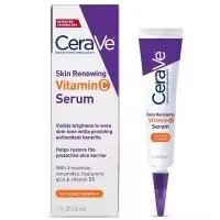 CeraVe Skin Renewing Vitamin C Serum 30ml | Brightening & Hydrating Face Serum