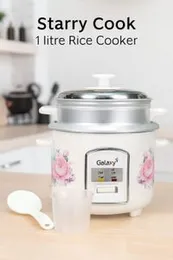 Galaxy Rice Cooker 1L â Compact Electric Cooker with Steamer Tray & Keep Warm Function