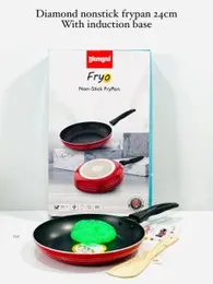 24cm diamong nonstick fry pan with induction base