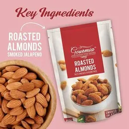 Gourmia roasted almonds Smoked Jalapeno 200g