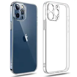 Transparent Ultra Thin Silicone Soft Case for iPhone 13 Pro Max / X / Xs